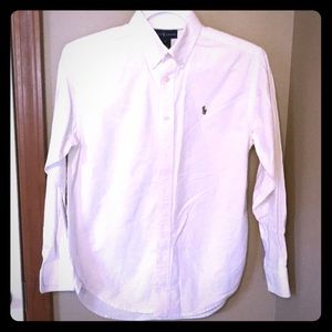 White Polo LS Dress Shirt